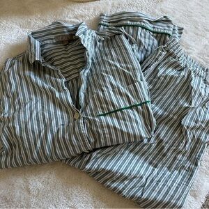 J.Crew cotton Striped Pajama Set